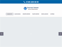 Tablet Screenshot of internetsistemi.com